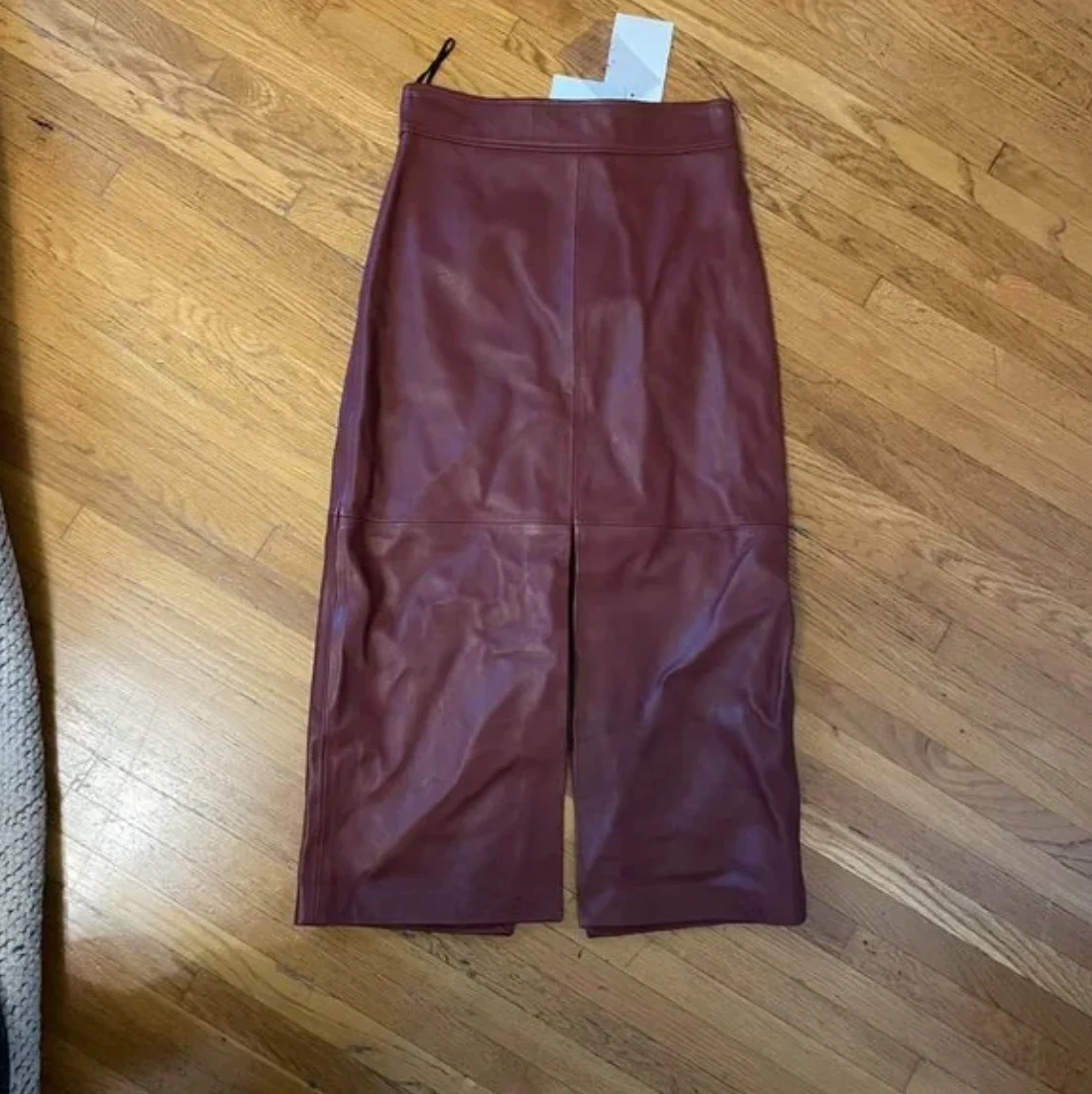 A.L.C Moss Vegan Leather Skirt - Image 4