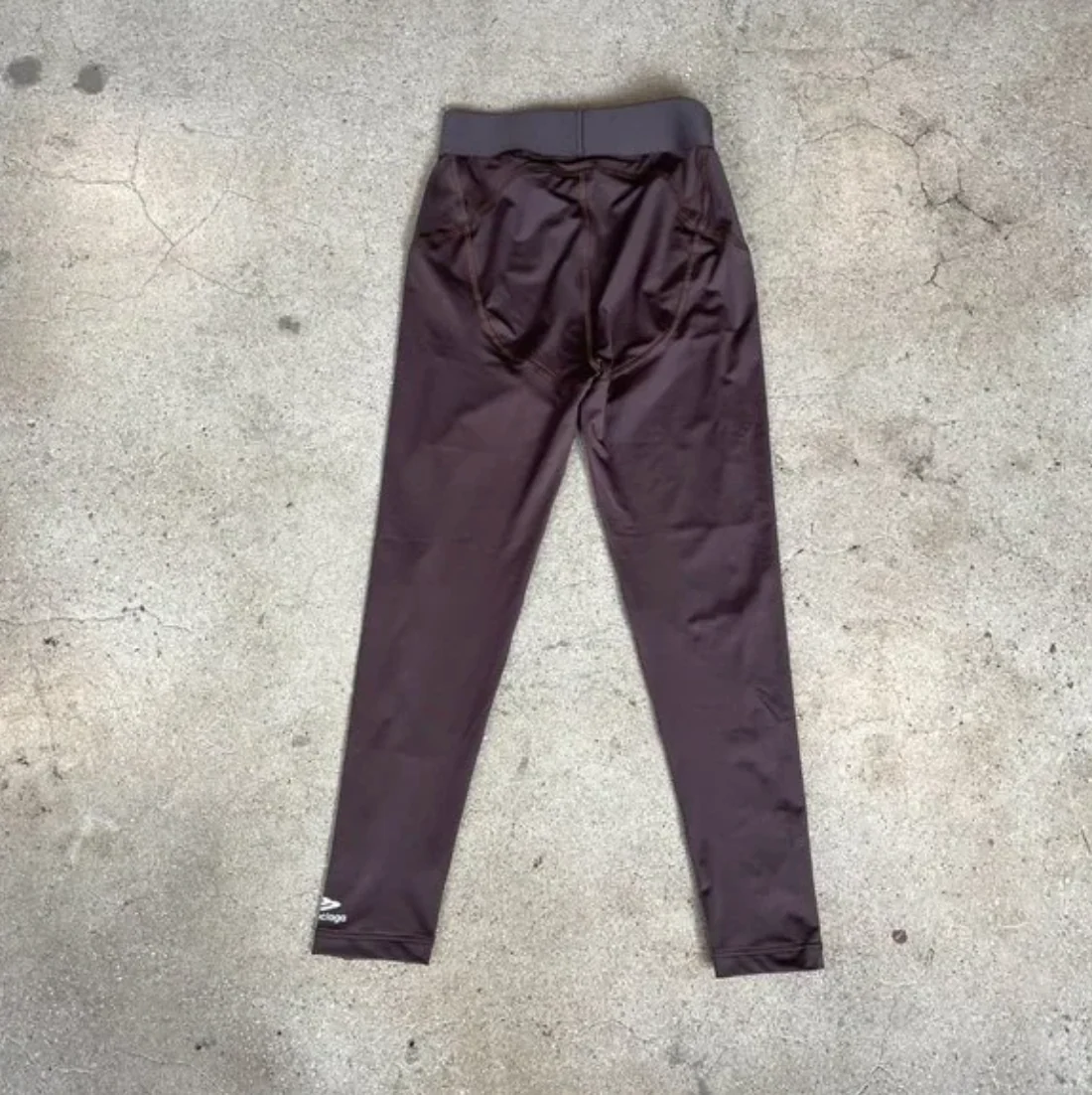 Balenciaga Brown Activewear Leggings - Image 2