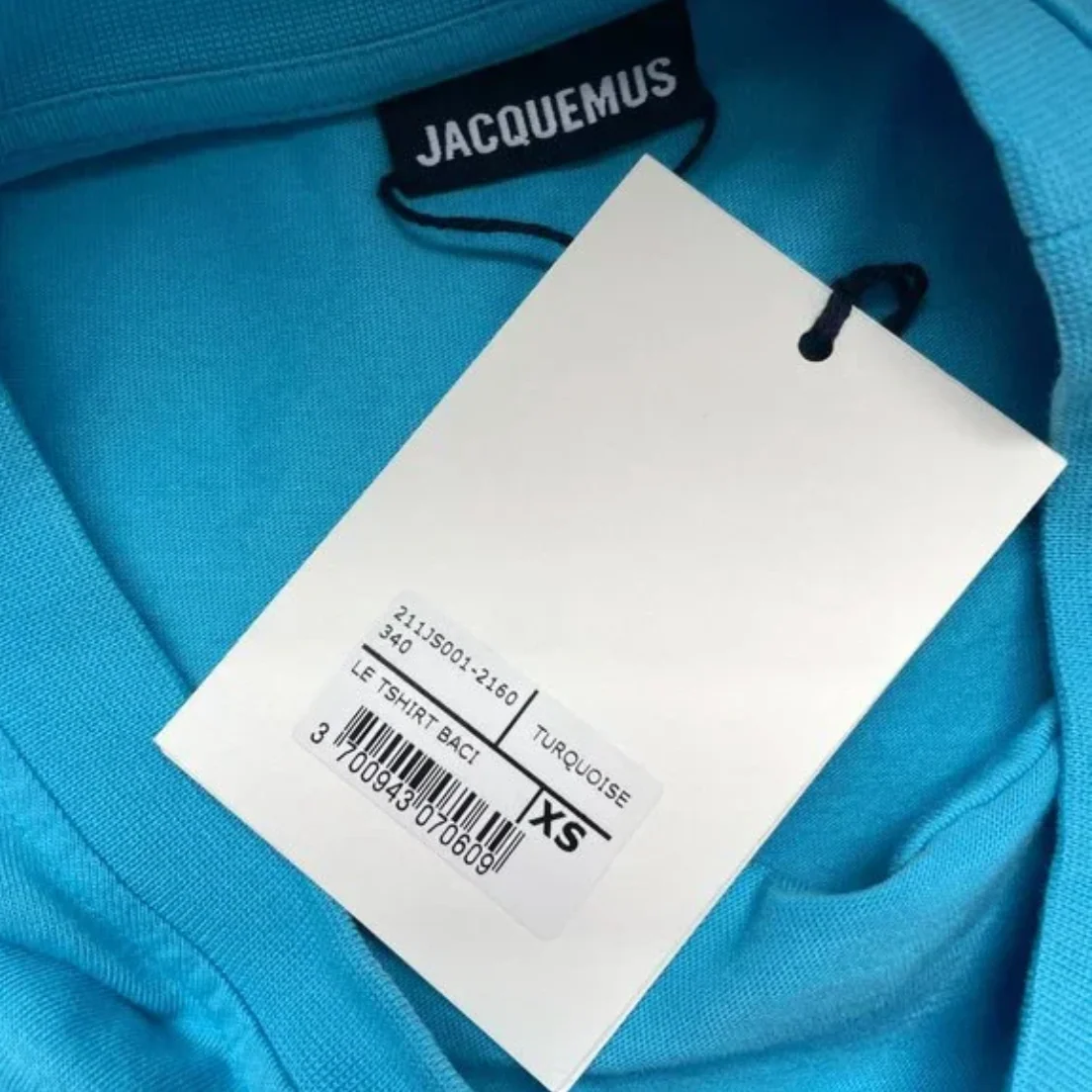 Jacquemus Le T-Shirt Baci Cropped Top - Image 3