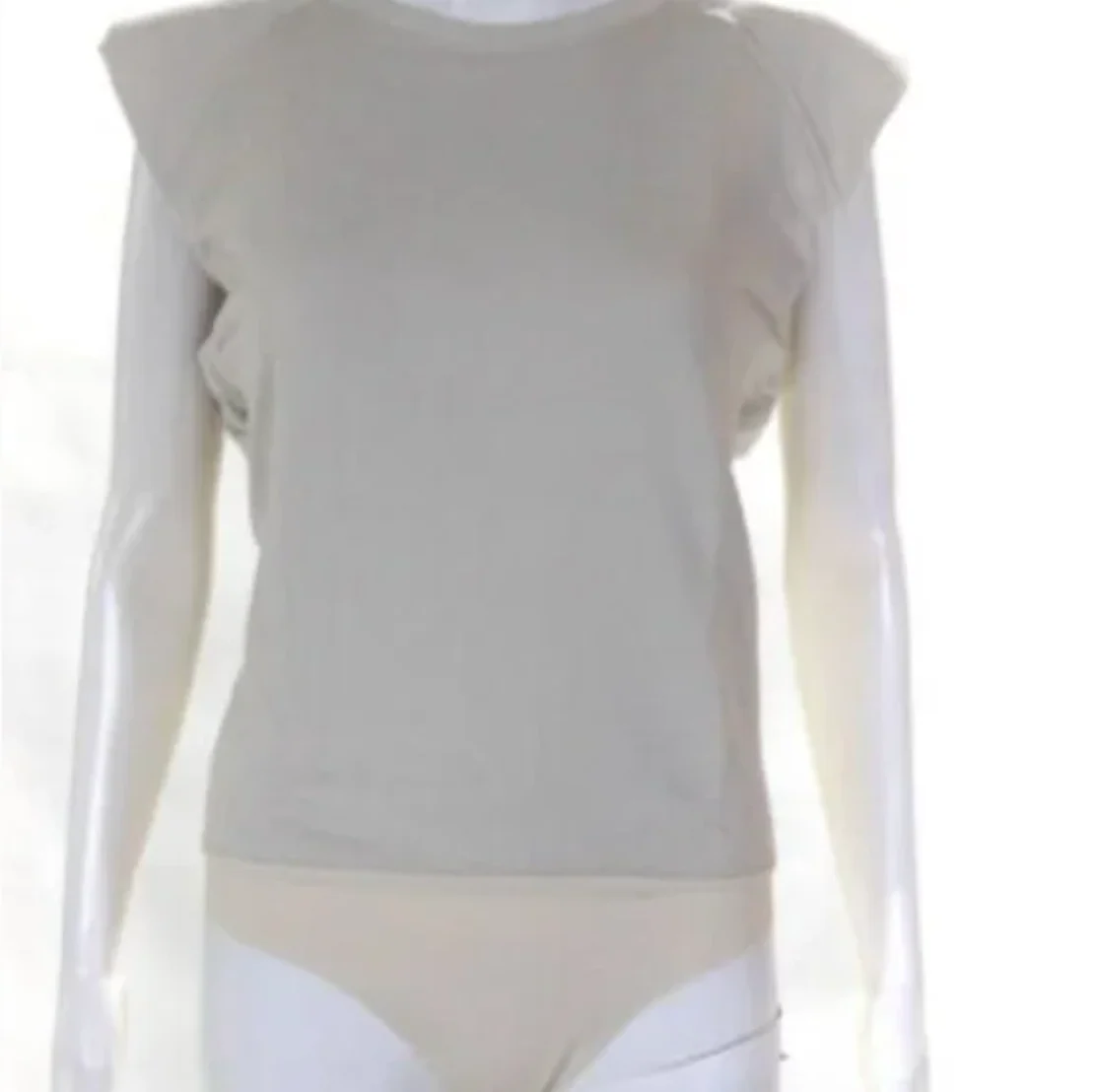 Jonathan Simkhai Channing Terry Sweatshirt Sleeveless Thong Bodysuit - Image 5